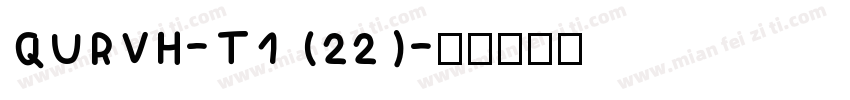 QURVH-T1 (22)字体转换
